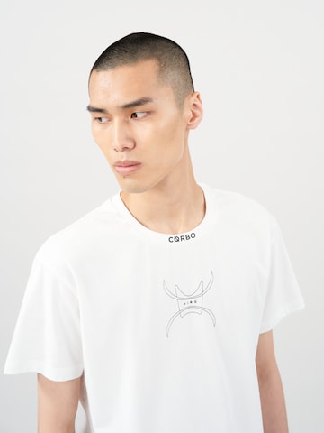 T-Shirt 'Ronin' Cørbo Hiro en blanc