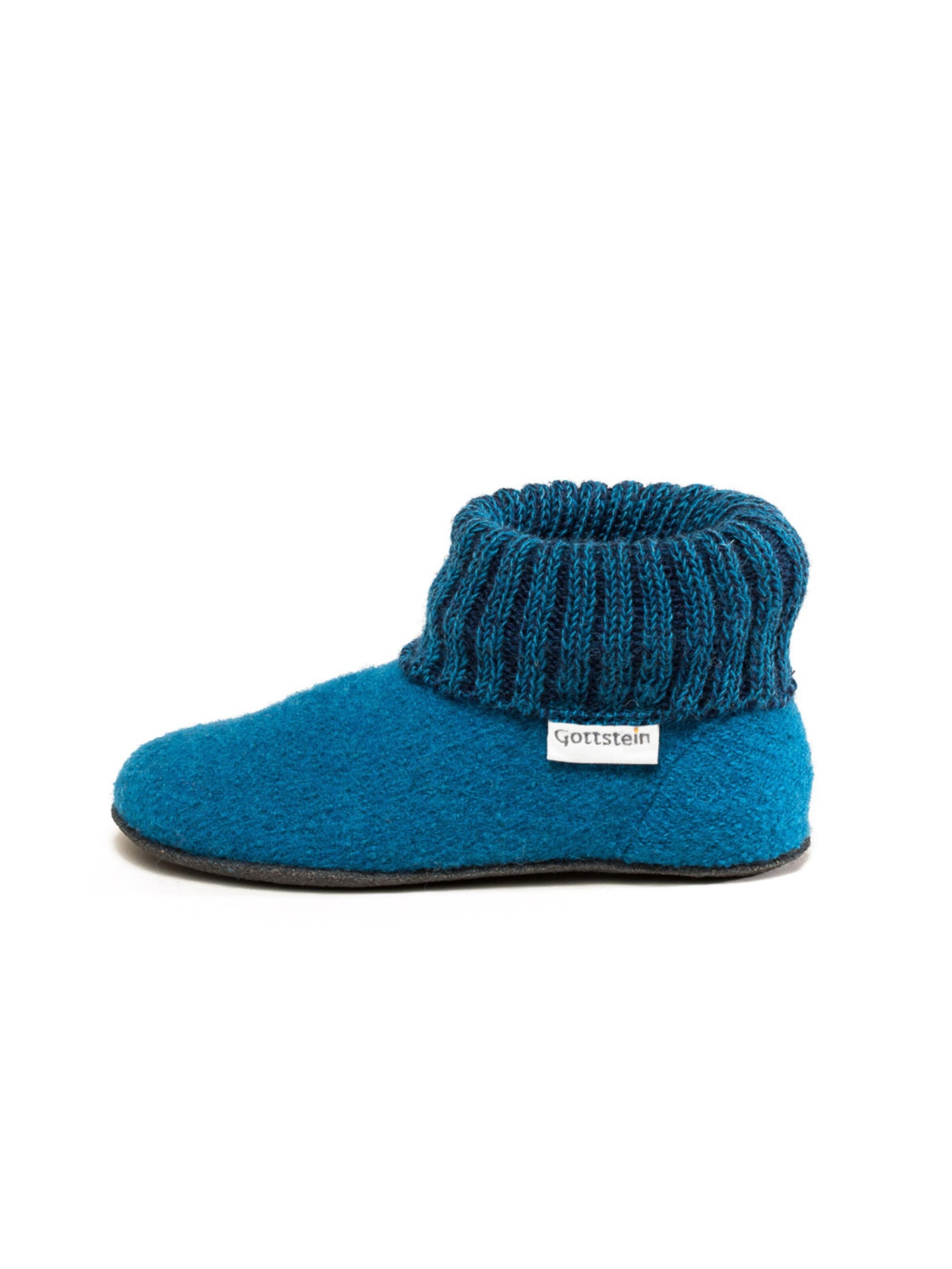 Gottstein Slippers ' Hüttenschuhe Alpine Boot FE' in Blue: front