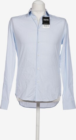 Sandro Button Up Shirt in M in Blue: front