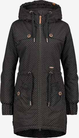 Manteau mi-saison 'Charlotte' Alife and Kickin en noir : devant