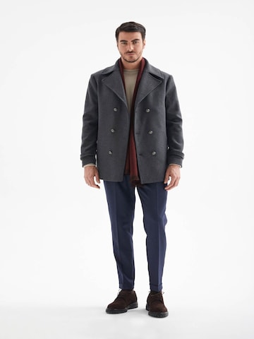 Antioch Between-seasons coat in Grey: front