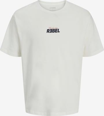 JJ Rebel - Camisa 'JREBJIM' em branco: frente