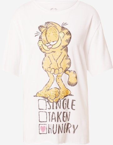 Frogbox Shirt 'Garfield Hungry' in White: front