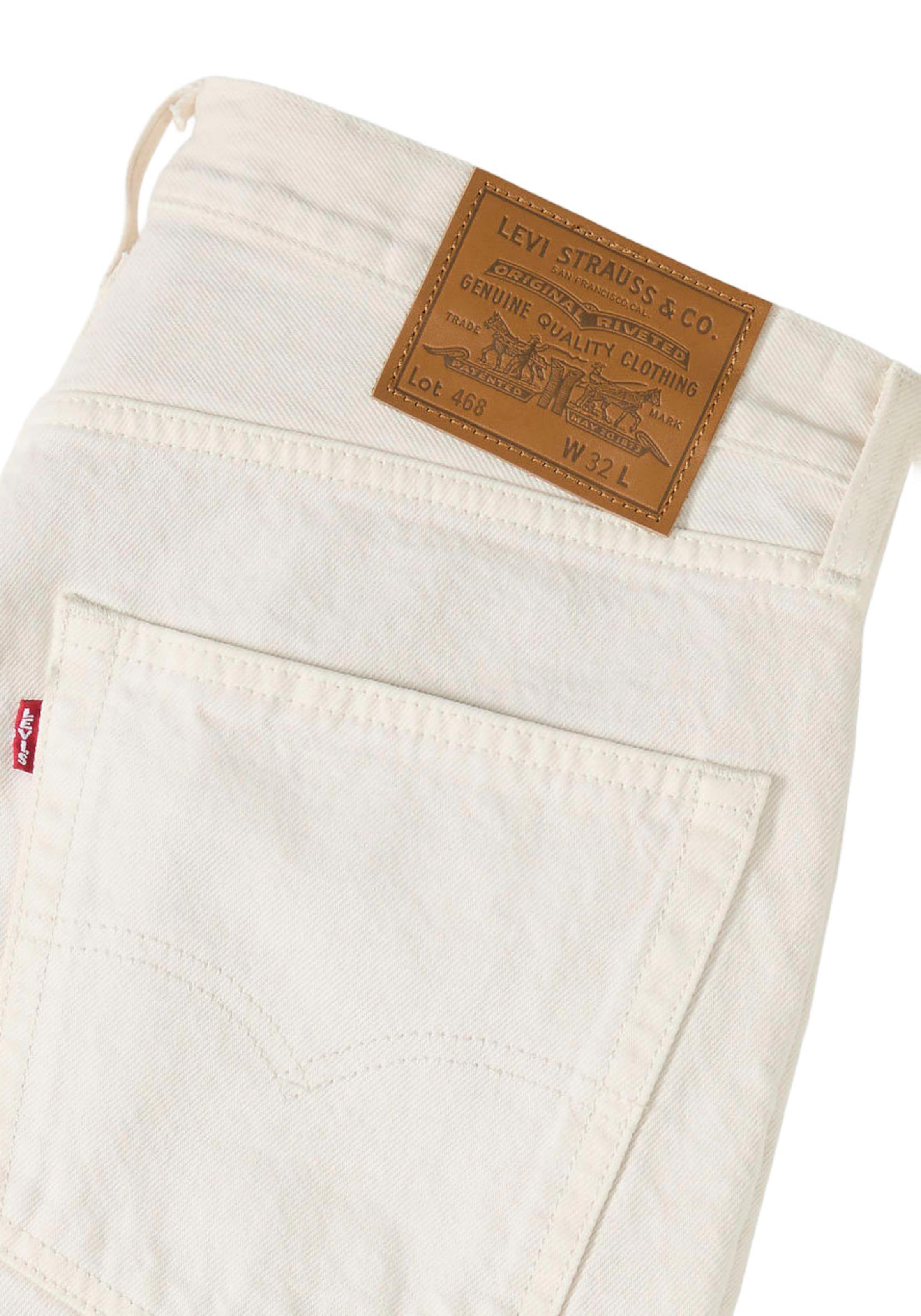 LEVI'S ® Loosefit Shorts '468™' in Weiß