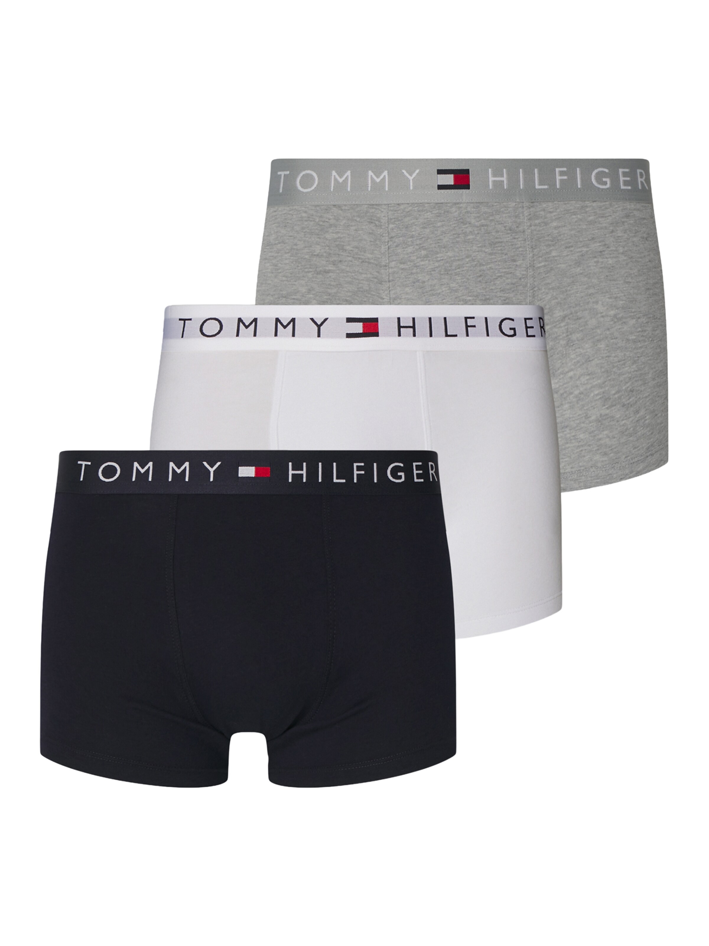 pelēks Tommy Hilfiger Underwear Bokseršorti: no priekšpuses