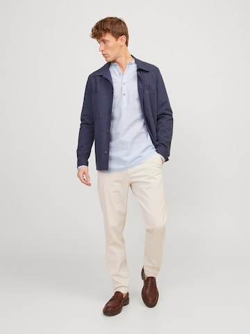 JACK & JONES Regular fit Button Up Shirt 'Summer' in Blue