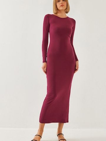 Bianco Lucci Šaty - Fialová: predná strana