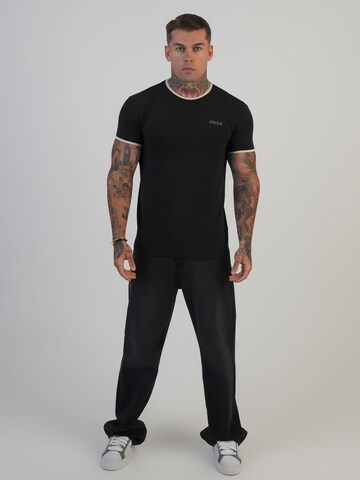 SikSilk T-Shirt in Schwarz