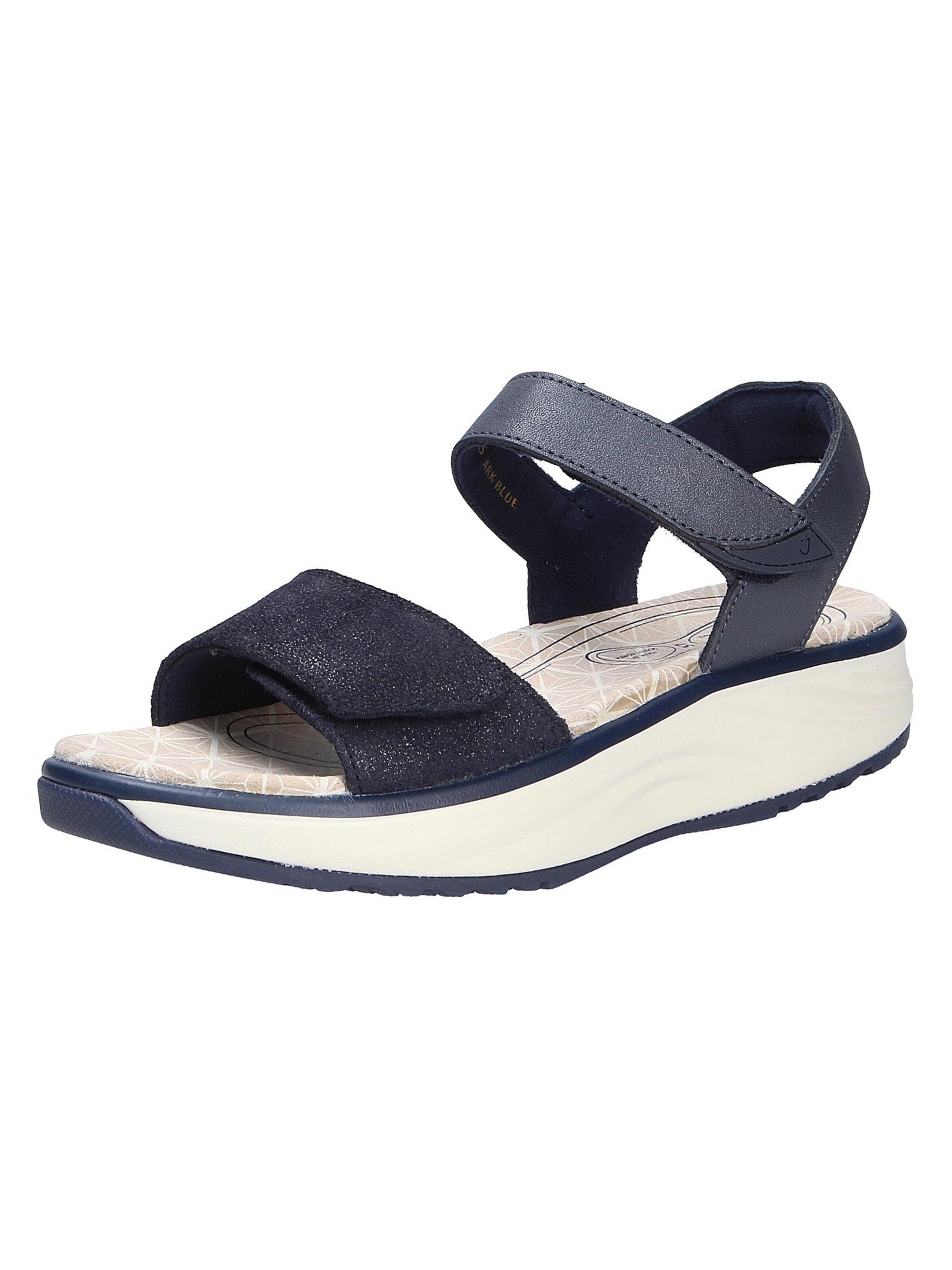 Joya Sandale 'FLORES DARK BLUE'‌‌‌‌‌‌ in Blau: Vorderseite