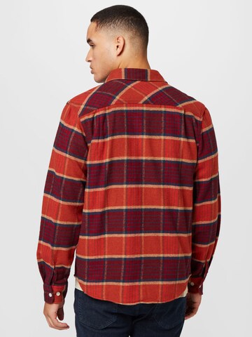 Brixton Regular fit Button Up Shirt 'BOWERY' in Red