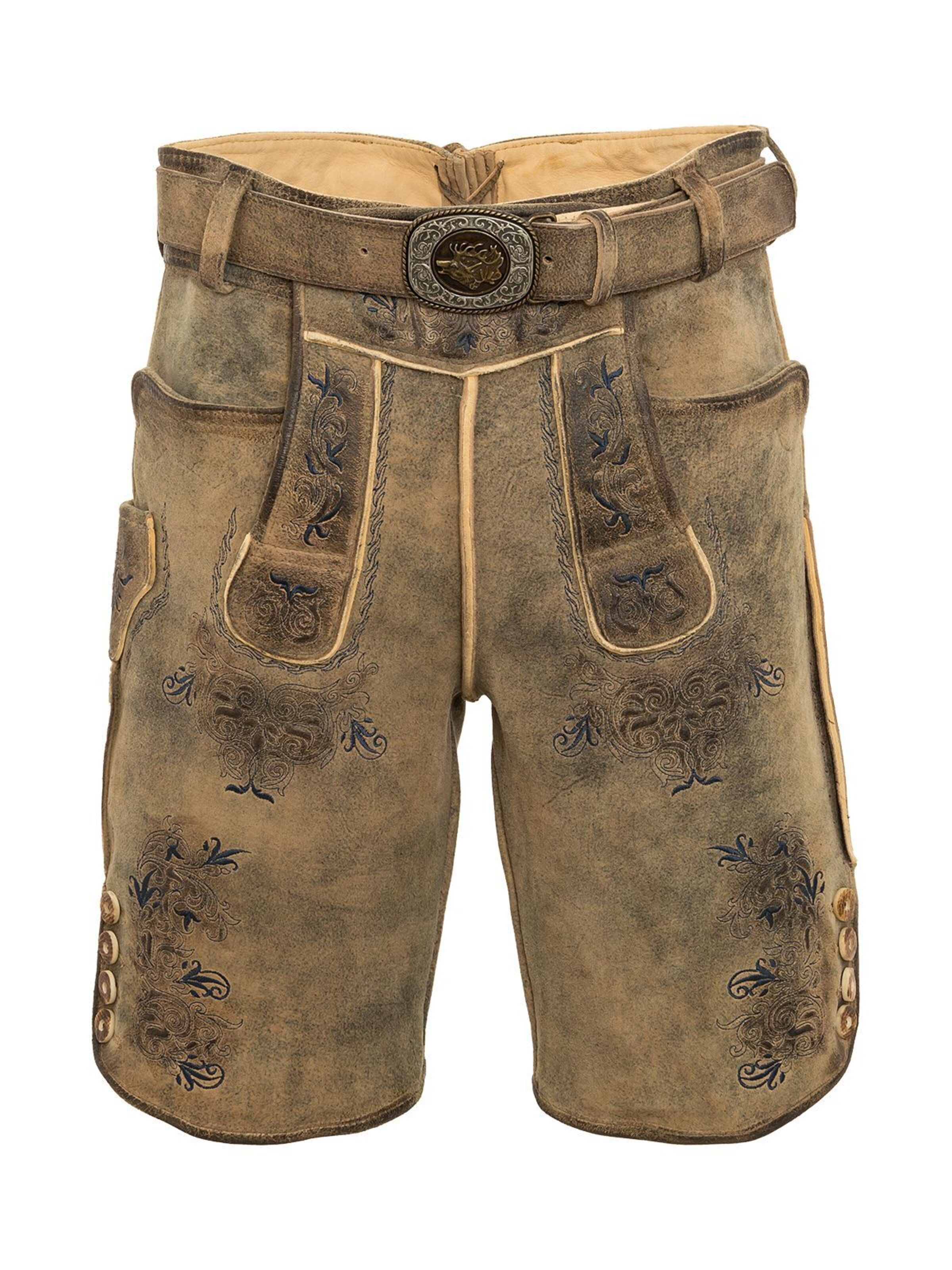 Schweigerts Regular Trachtenhose 'BUCHNER'‌‌‌‌‌‌ in Braun: Vorderseite