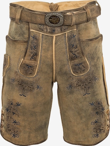 Schweigerts Traditional Pants 'BUCHNER' in Brown: front