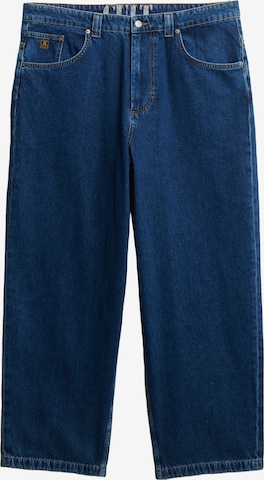 Jean Superdry en bleu : devant