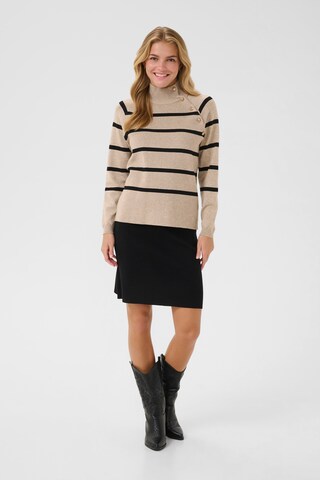 Cream Sweater 'Dela' in Beige