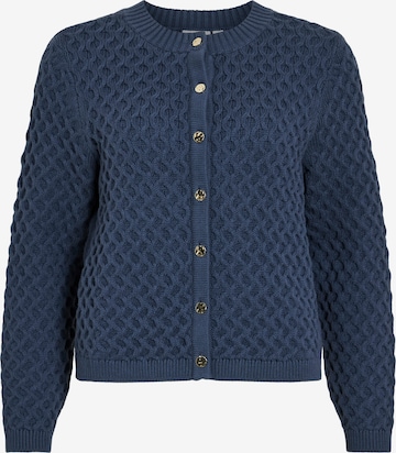 VILA Плетена жилетка 'VIKALI' в синьо: отпред