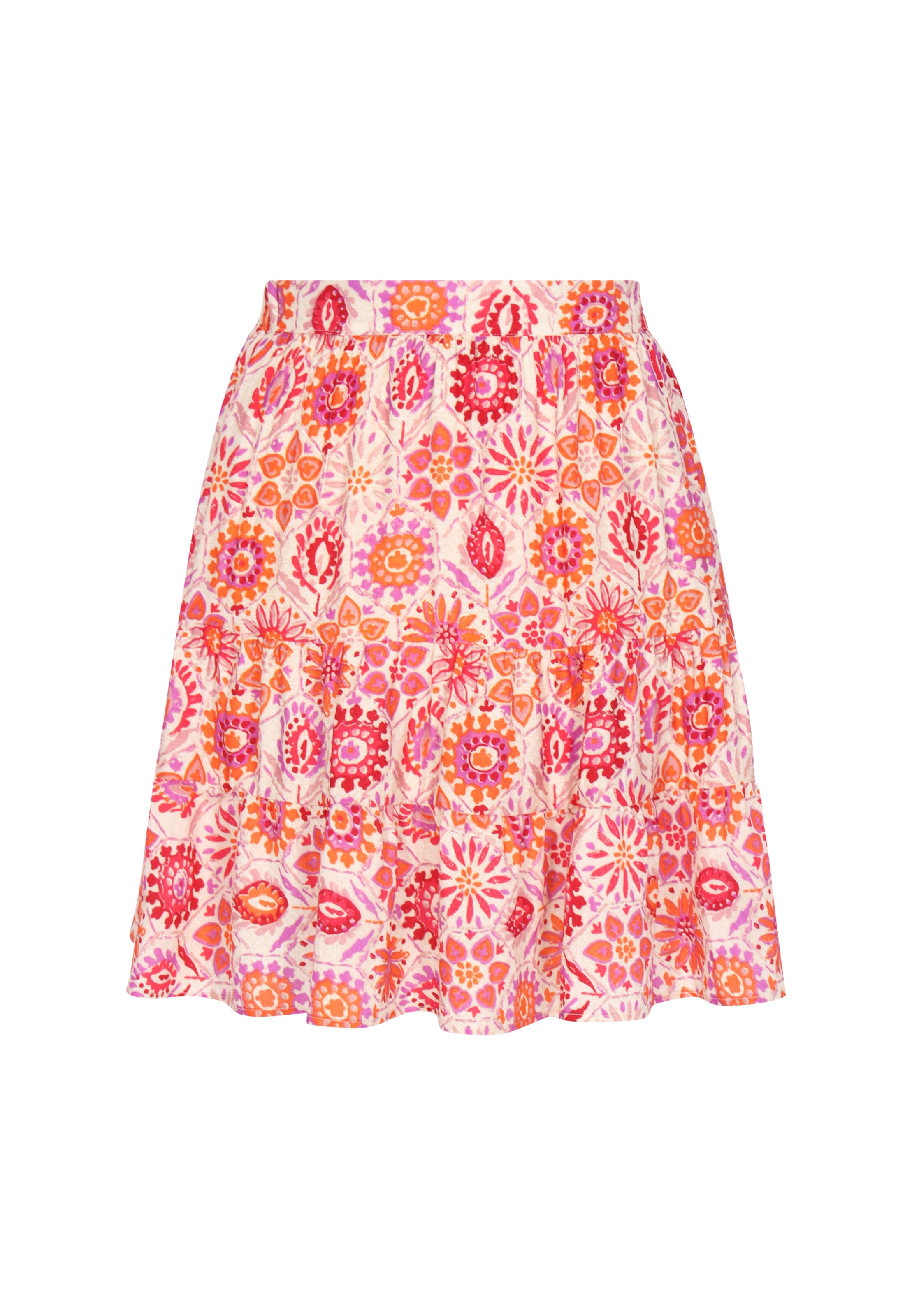 Jupe IZIA en beige : devant