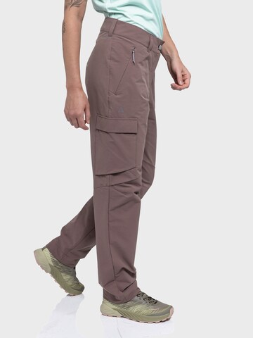Schöffel Regular Outdoor trousers 'Kitzstein' in Purple