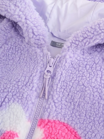 Jachetă  fleece de la Next pe mov