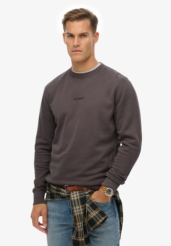 Superdry Sweatshirt in Brown: front