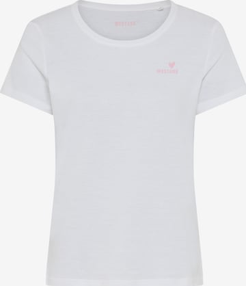 MUSTANG Shirt in White: front