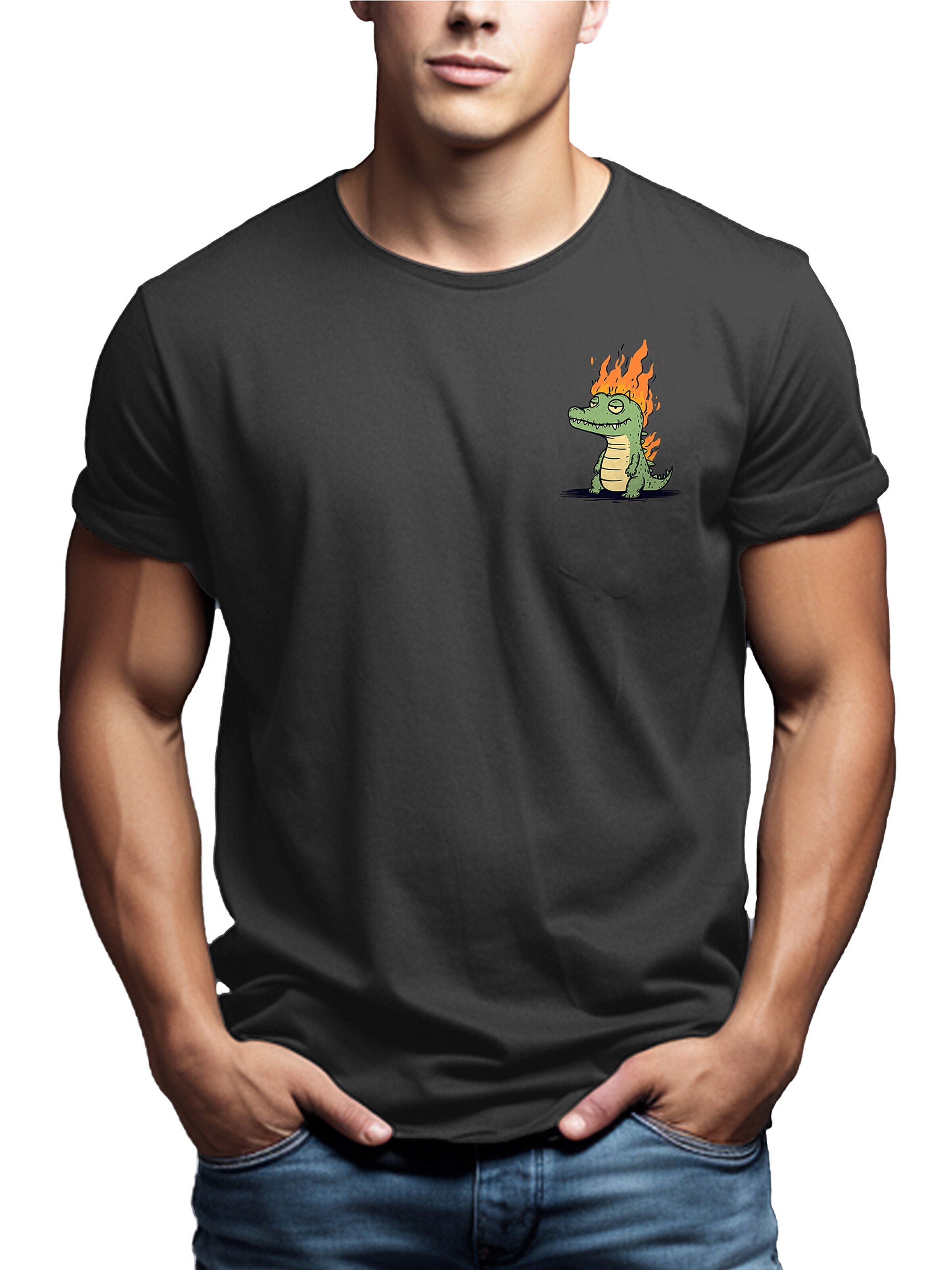 MAKAYA Shirt in Grey: front