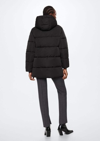 MANGO Winterjacke 'Tokyo' in Schwarz