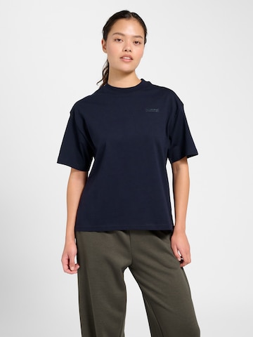 Hummel T-shirt in Blau: Vorderseite