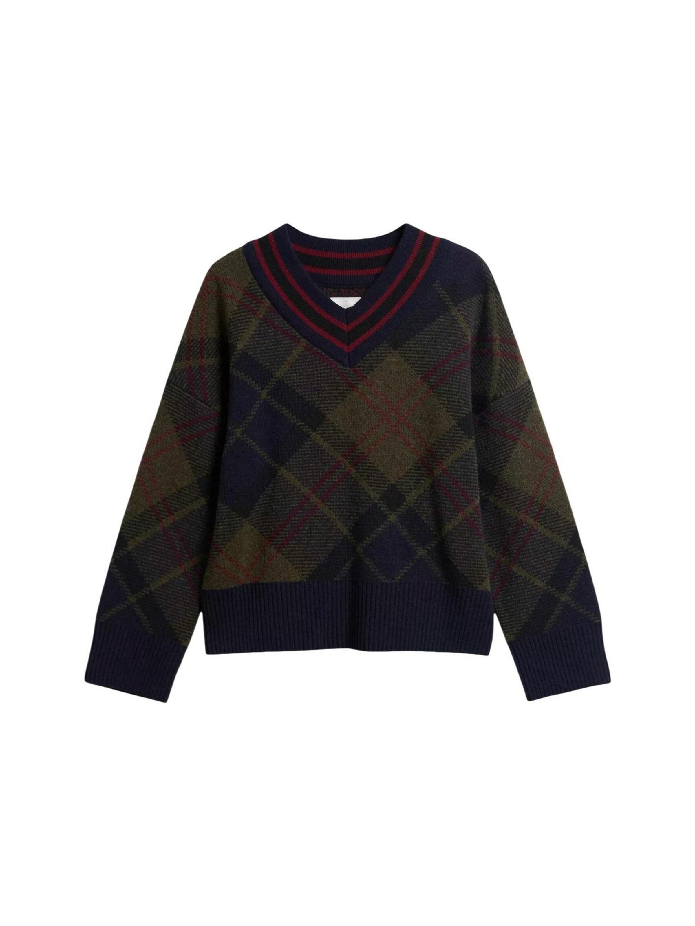 Barbour Trui 'SHAE' in Groen: voorkant