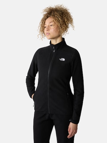 Veste en polaire fonctionnelle '100 Glacier' THE NORTH FACE en noir : devant