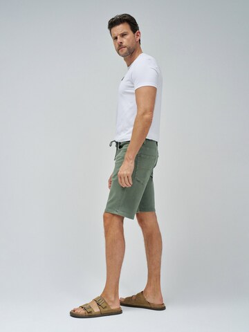Salsa Jeans Regular Shorts in Grün