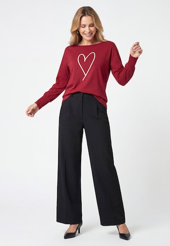 T-shirt usha BLACK LABEL en rouge