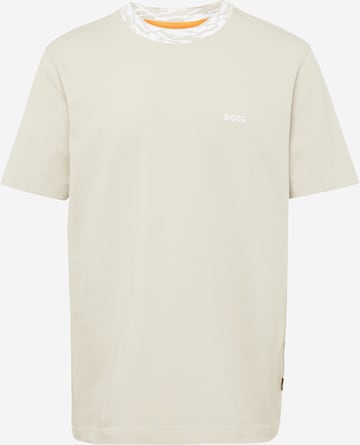 BOSS Orange T-Shirt 'Te_Ocean' in Beige: predná strana