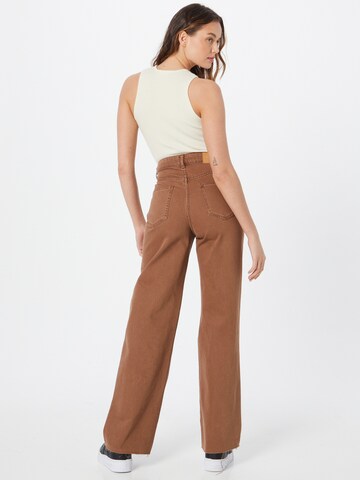 Wide leg Jeans di Tally Weijl in marrone