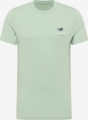 MUSTANG T-Shirt 'Style Austin ' in Grün: Vorderseite