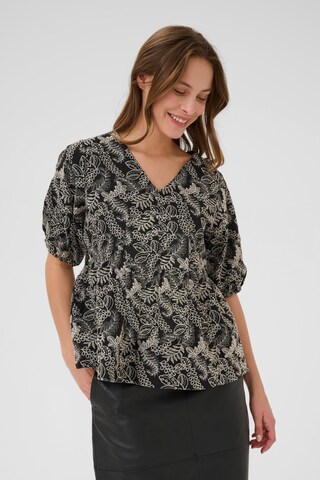 CULTURE Bluse in Schwarz: Vorderseite