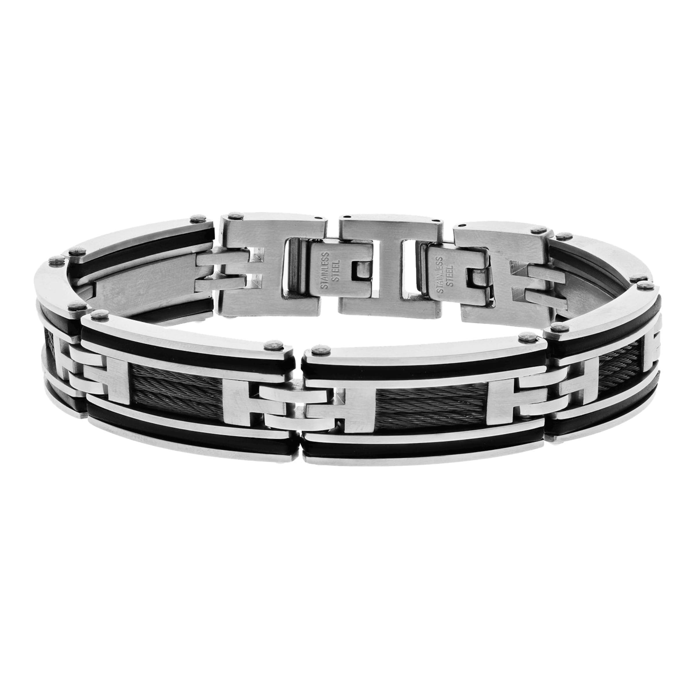 Lucardi Bracelet in Silver: front