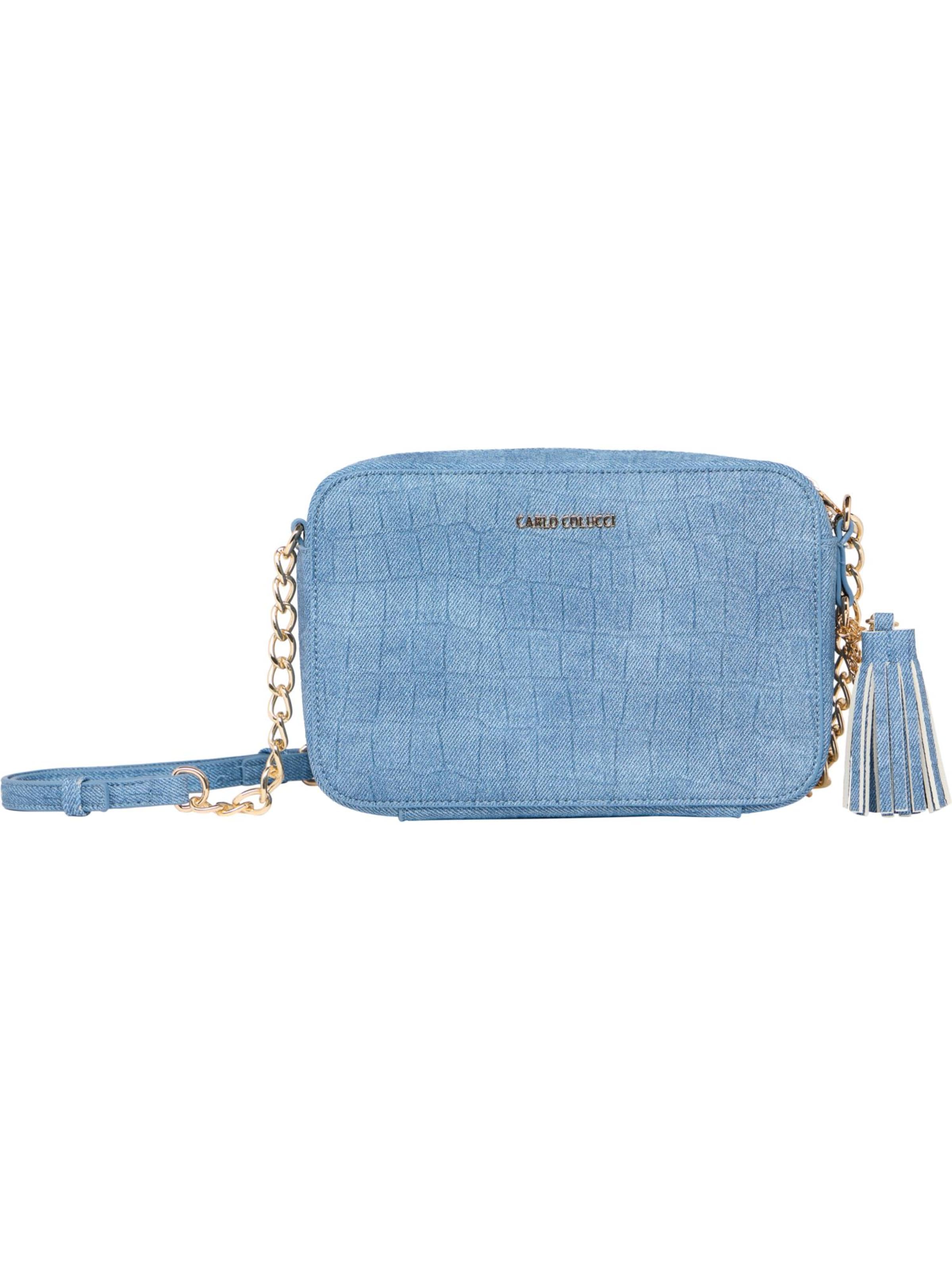 Carlo Colucci Tasche ' di Matteo ' in Blau: Vorderseite