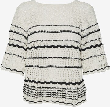 VERO MODA Pullover 'MINOU' in Weiß: predná strana