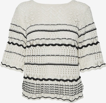 VERO MODA Sweater 'MINOU' in White: front