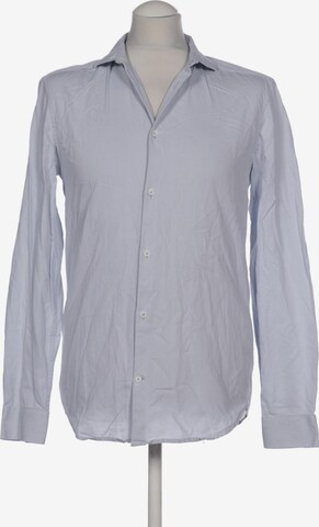 Kiabi Button Up Shirt in XS in Blue: front