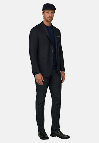 Boggi Milano Regular fit Colbert in Blauw