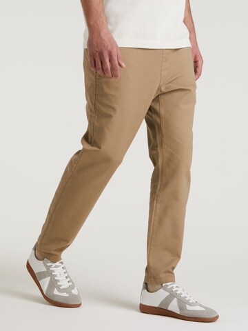 CHASIN' Slim fit Chino Pants 'Stone.L Dry' in Brown