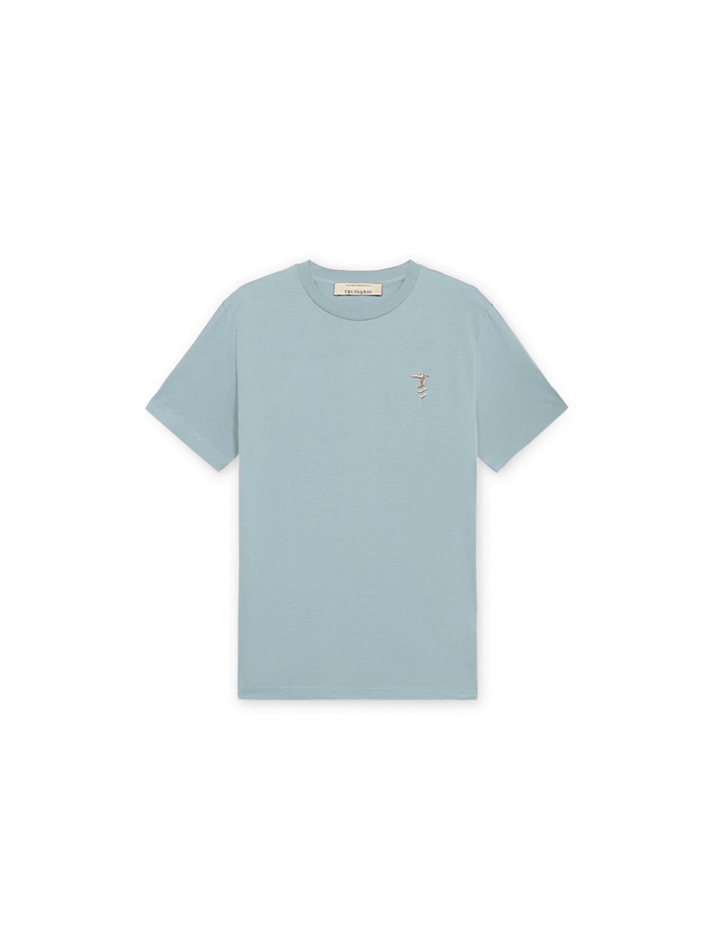 Trussardi - Camiseta en azul: frente