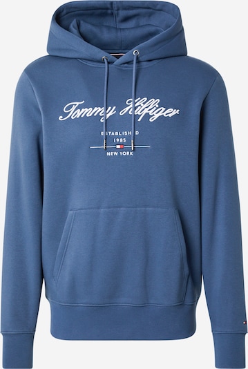 Megztinis be užsegimo iš TOMMY HILFIGER, spalva – mėlyna / balta, Prekių apžvalga