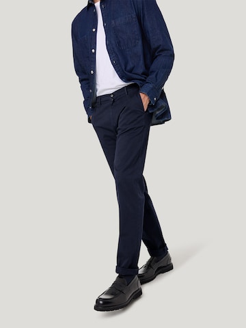 PIERRE CARDIN Slimfit Chinohose 'PC-Colmar' in Blau