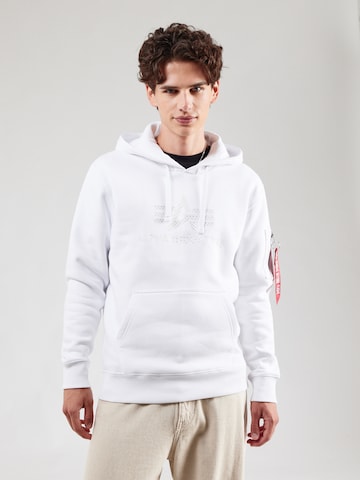 ALPHA INDUSTRIES - Sweatshirt em branco: frente