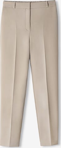 Coupe slim Pantalon à plis Ipekyol en beige : devant