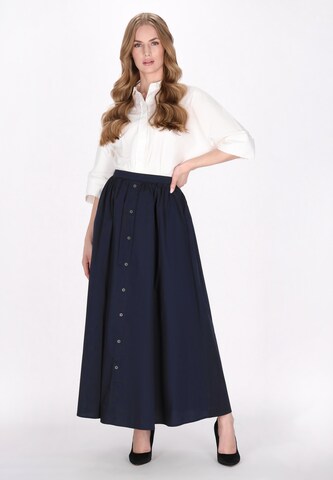 DreiMaster Klassik - Falda 'Classic Look' en azul
