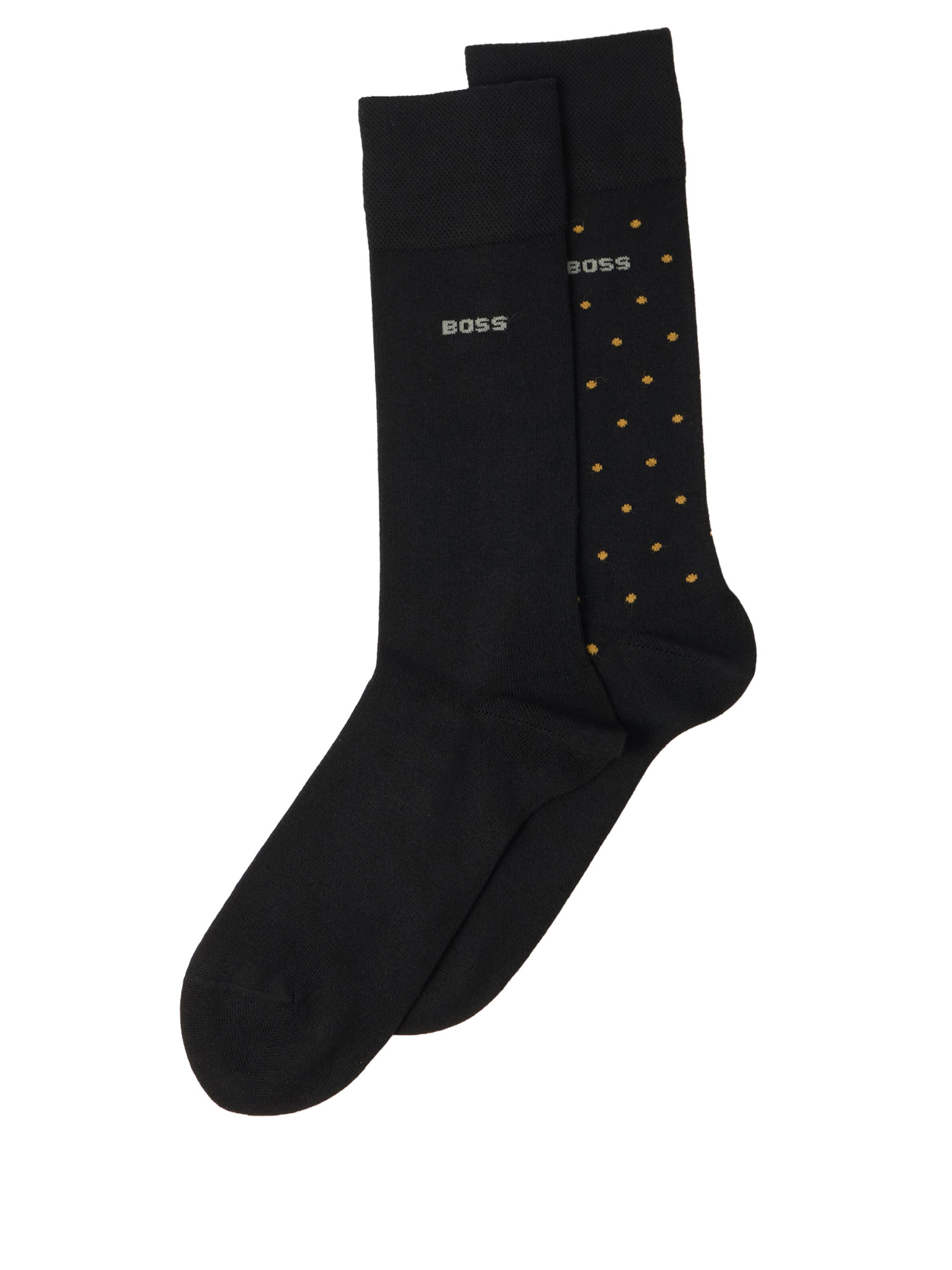 BOSS Meias em amarelo / preto / branco, Vista do artigo