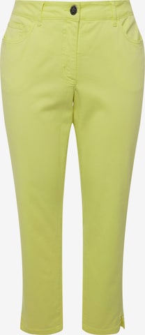 Angel of Style Slimfit Jeans in Groen: voorkant